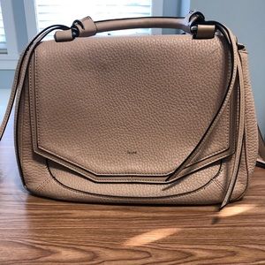 Pink Colab bag. Style and shape similar to Givenchy Antigona bag.